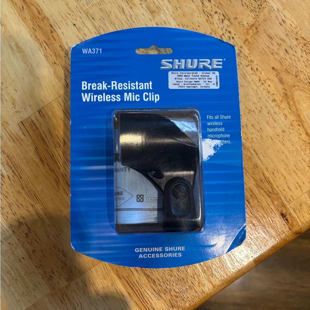 Shure Blue Mic Clip Holder